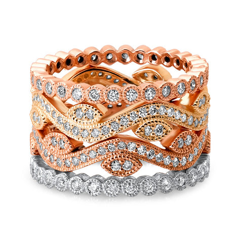 Customized Stackable Band (4 Bands)