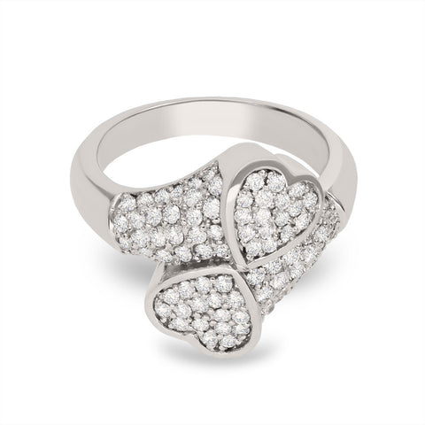 DPRG0006 Double Heart Design Ring