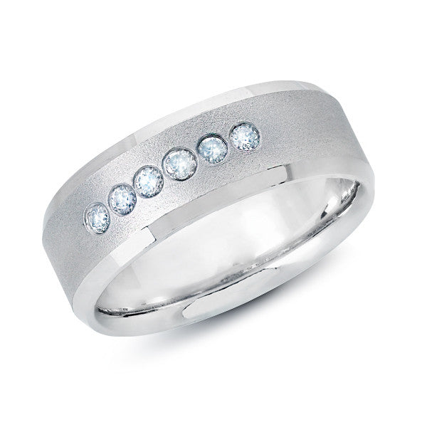 LBMB0001 Men's Band with Round Diamonds