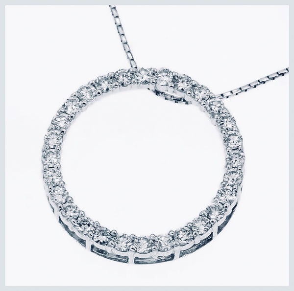 DPPN0006 Open Circle Eternity Pendant