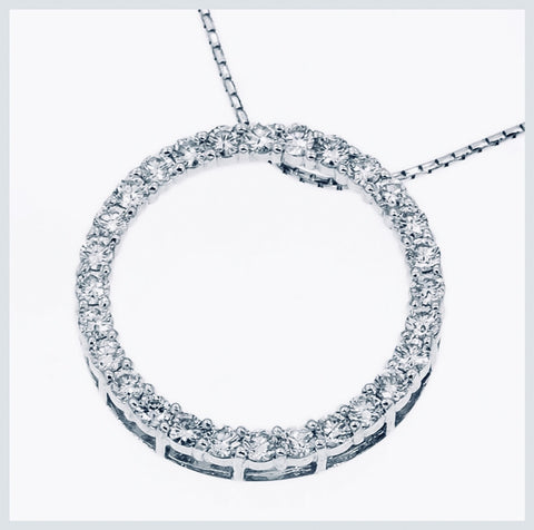 DPPN0006 Open Circle Eternity Pendant